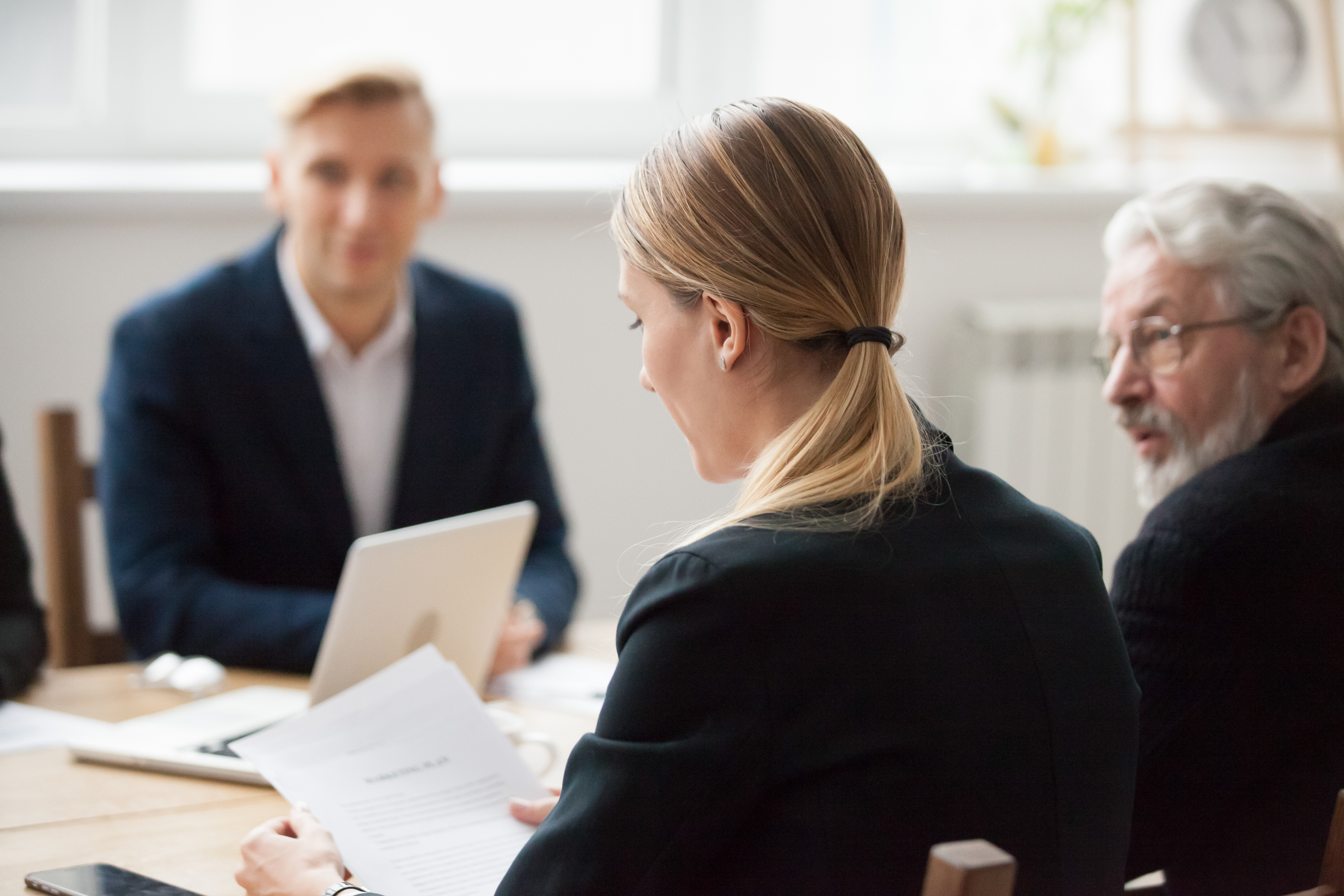 Master Builders ACT representatives in discussion around a table