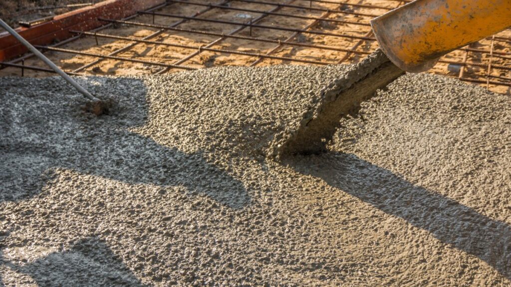 Concrete curing in Canberra winter